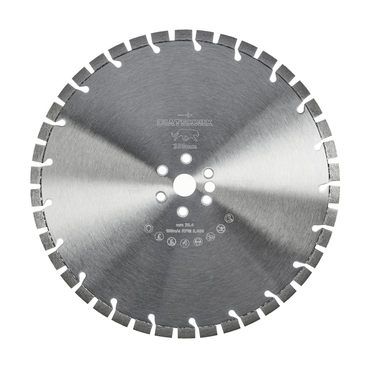 Diamantklinge Ø350 mm til kapsav – Jaguar, armeret beton