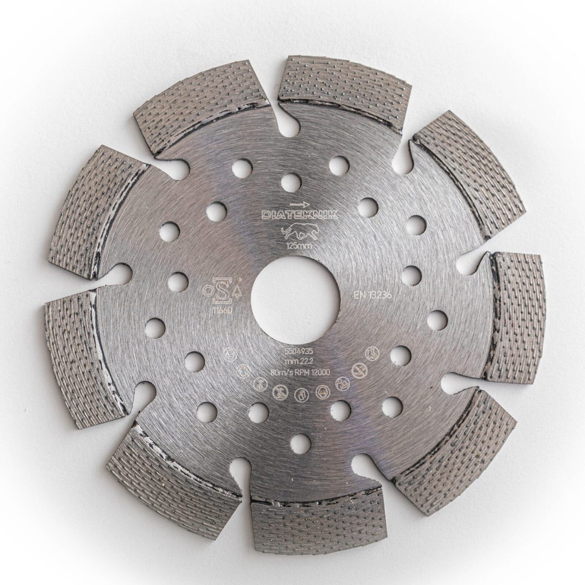 Diamantklinge Ø125 mm til vinkelsliber – Jaguar, armeret beton