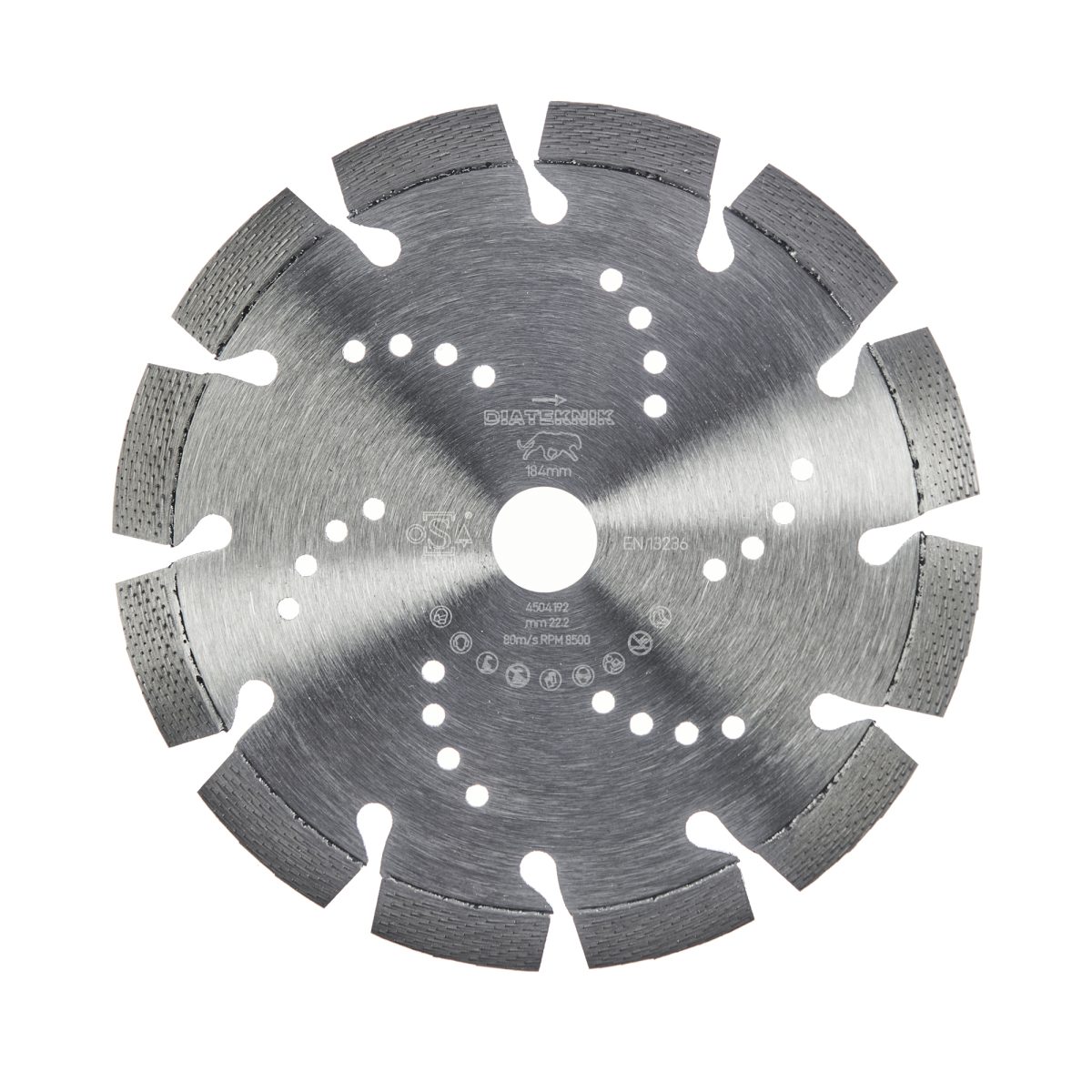 Diamantklinge Ø184 mm til rilleskærer – Jaguar, armeret beton
